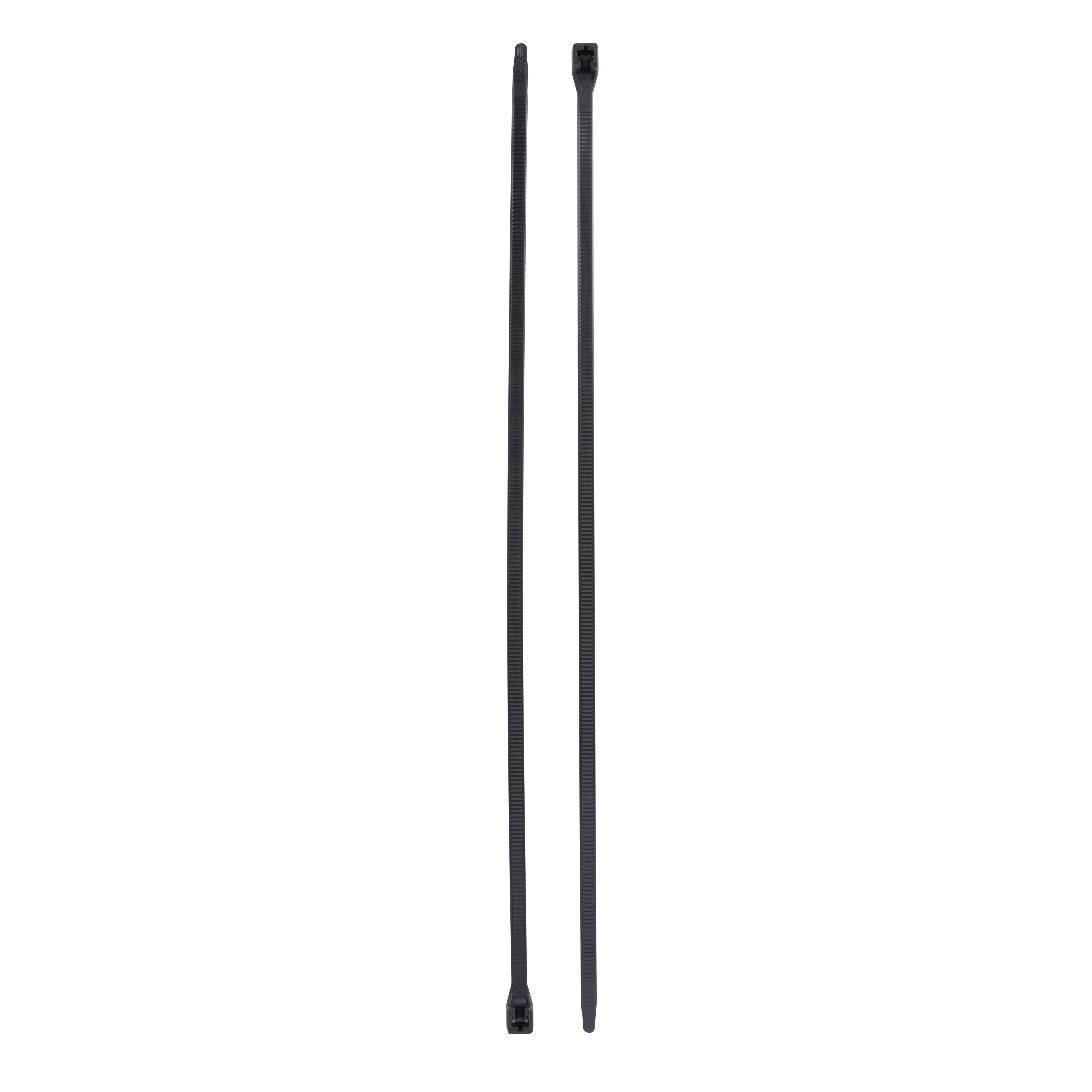 GB 46-415UVB 15 in. Cable Tie, Double-Lock Locking, 6/6 Nylon, Black, 50 pk