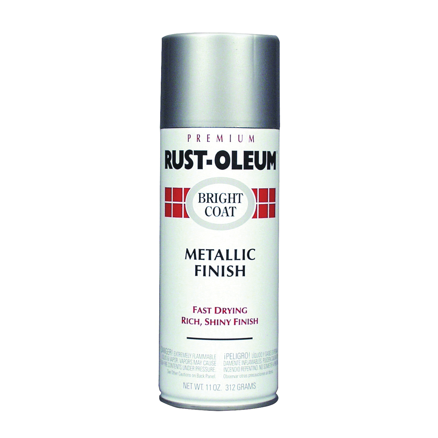 7715830 Rust-Preventative Spray Paint, Metallic, Aluminum, 11 oz, Can