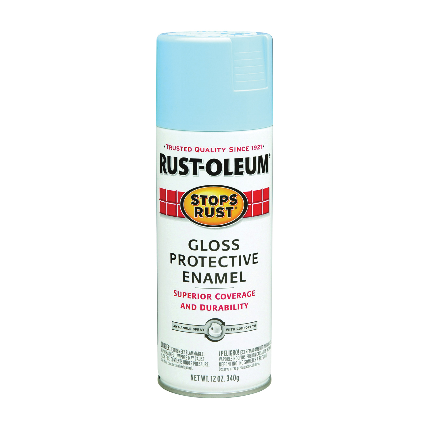 7722830 Rust Preventative Spray Paint, Gloss, Harbor Blue, 12 oz, Can