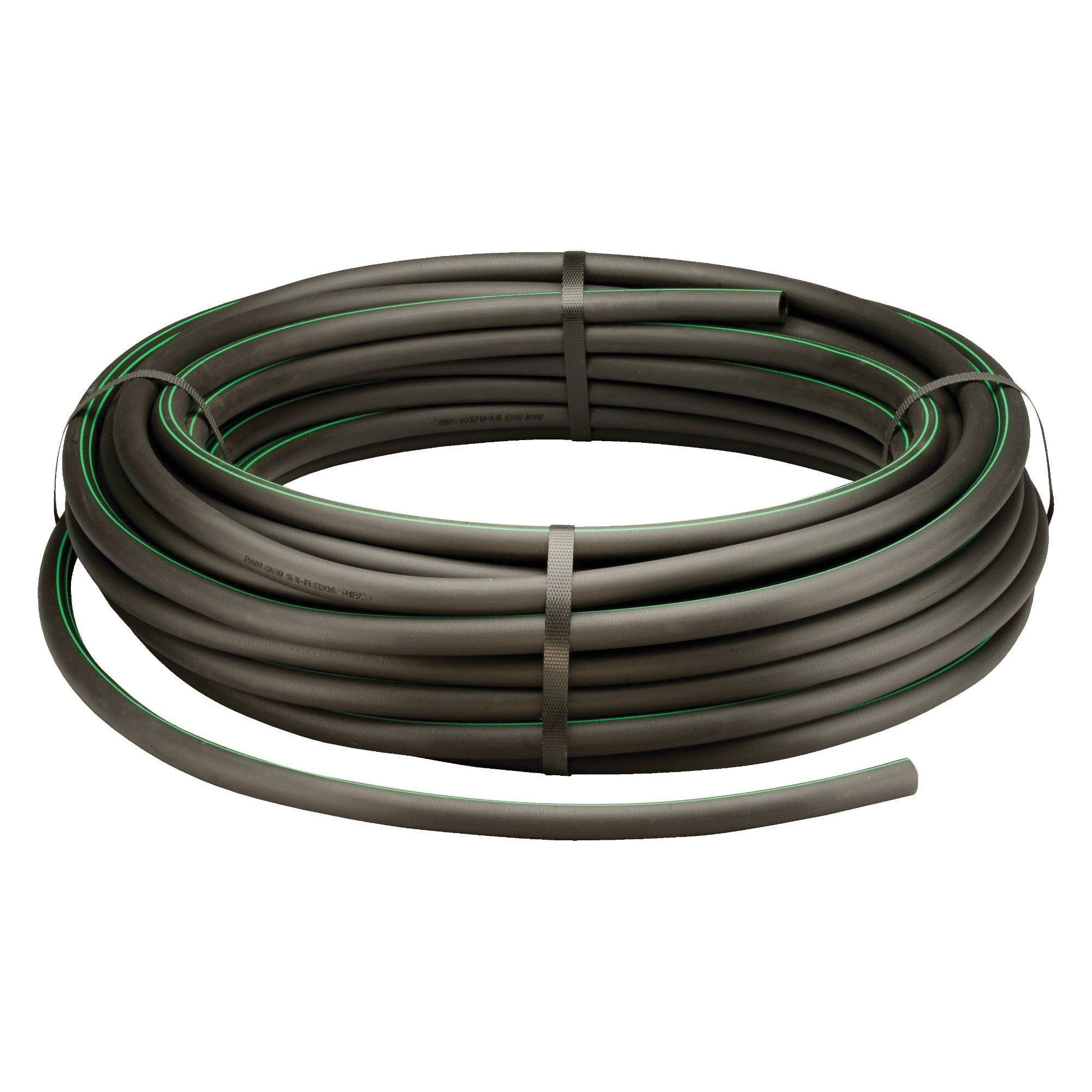 SWGP100 Swing Pipe, 1/2 in, 100 ft L, Barbed, Polyethylene, Black