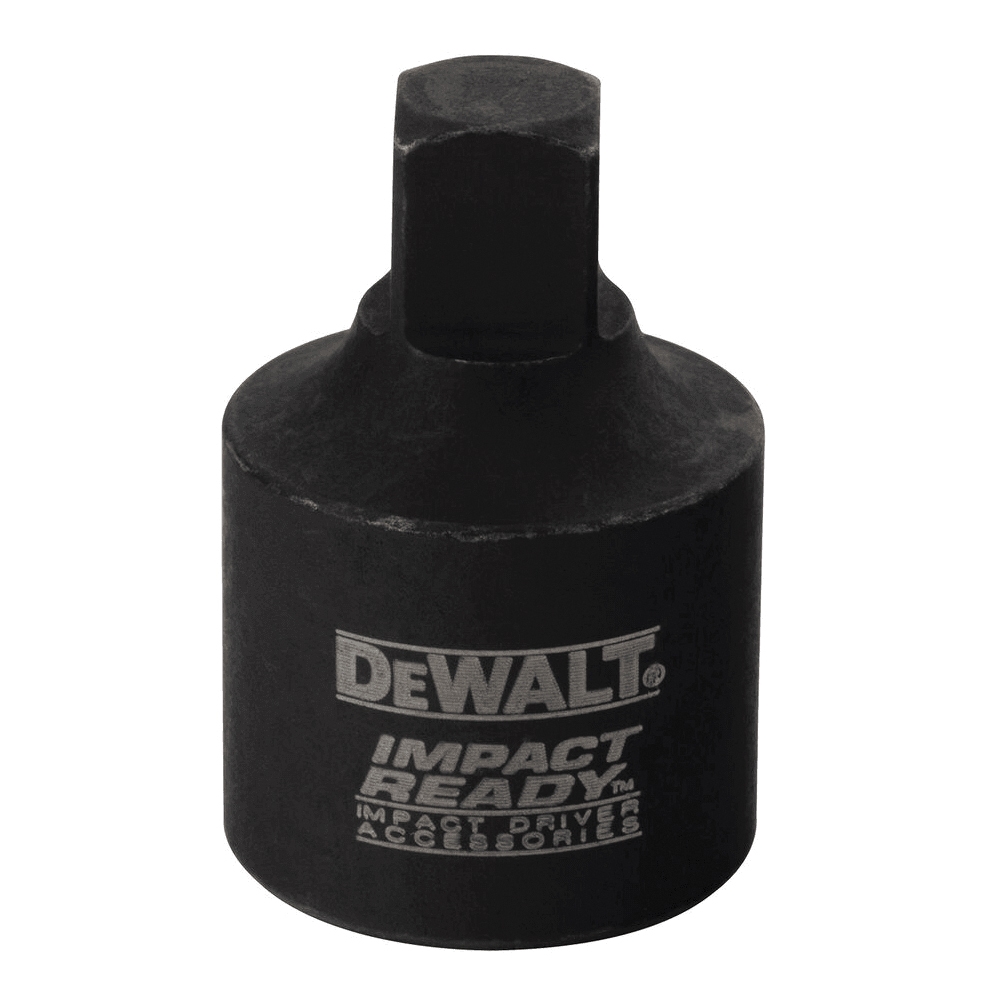 DEWALT DW2299 Socket Adapter, 1/2, 3/8 in Drive, Square Drive