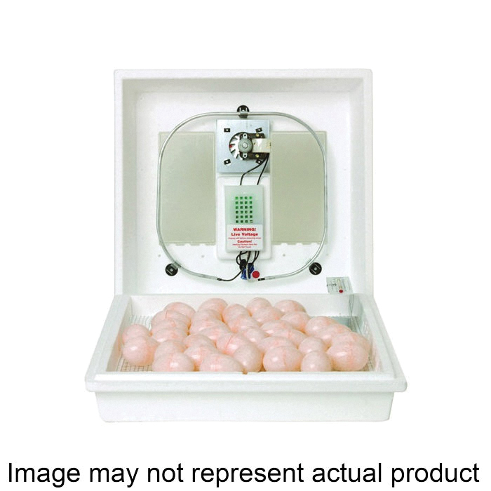 10300 Egg Incubator, 41 Egg, 99.5 deg F, 21 days Incubator Period, Styrofoam