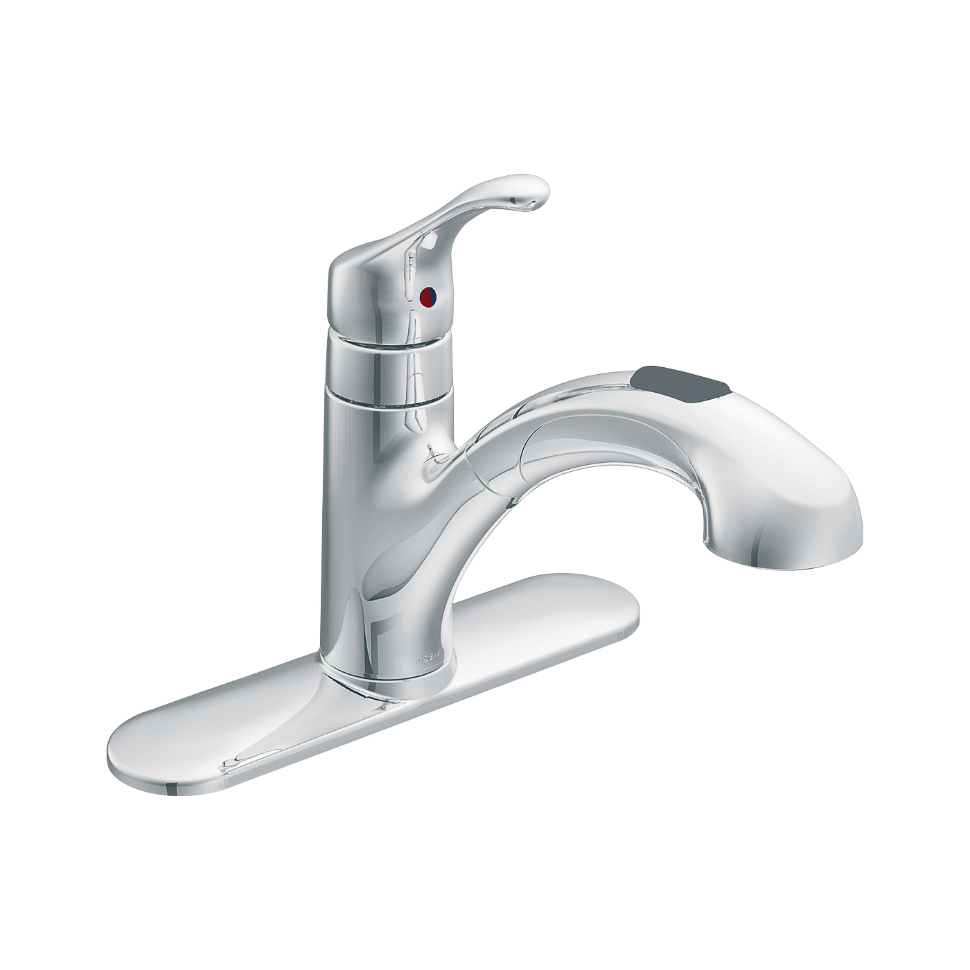 Renzo Glacier CA87316C Kitchen Faucet, 1.5 gpm, 1-Handle, Stainless Steel, Chrome-Plated, Deck, Lever Handle