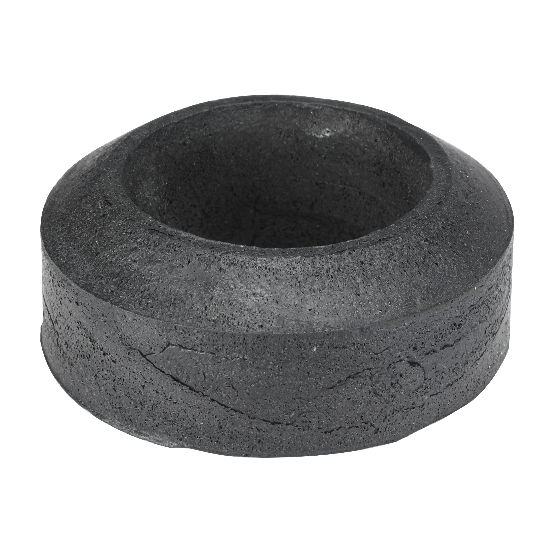 80864 Spud Gasket, 2-1/16 in ID x 3-1/8 in OD Dia, Rubber, Black, For: Gerber Toilets