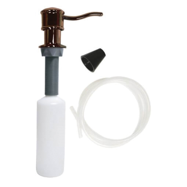 10042B Soap Dispenser with Nozzle, 12 oz Capacity, Metal/Plastic, Oil-Rubbed Bronze