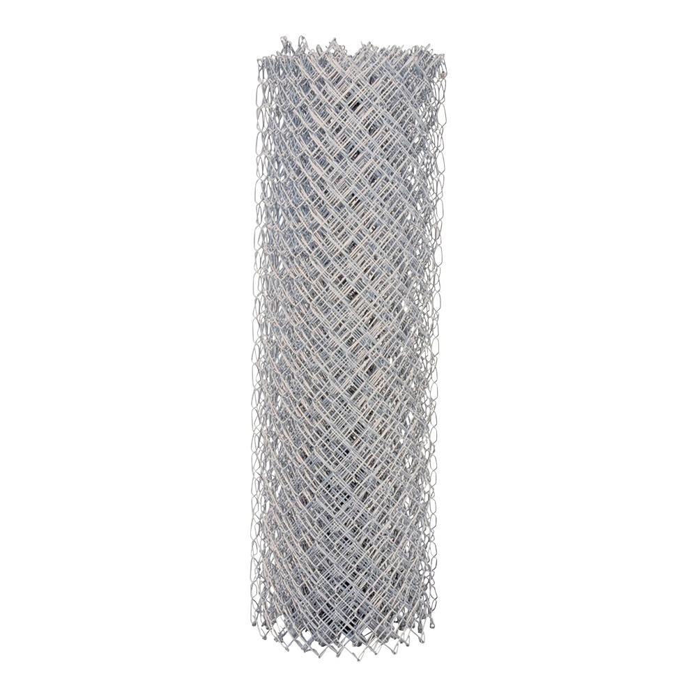 CL105024 Chain Link Fence, 72 in W, 50 ft L, 2-3/8 in Mesh, 11.5 ga Gauge, Steel, Galvanized