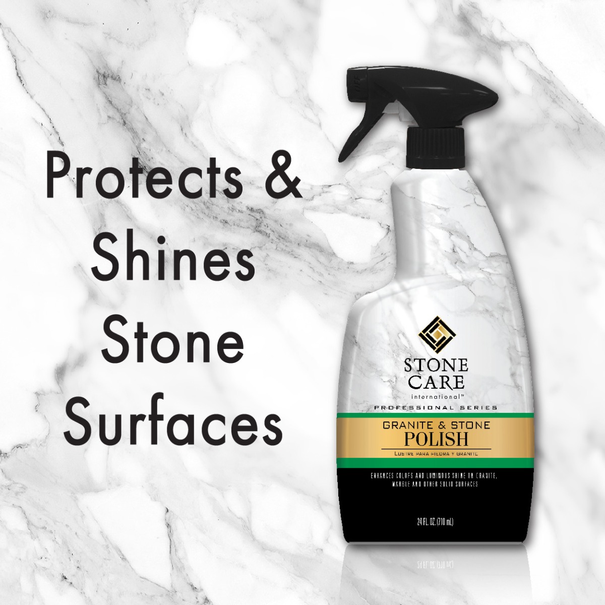 Stone Care 5184 Granite and Stone Polish, 24 oz, Liquid, White - 3