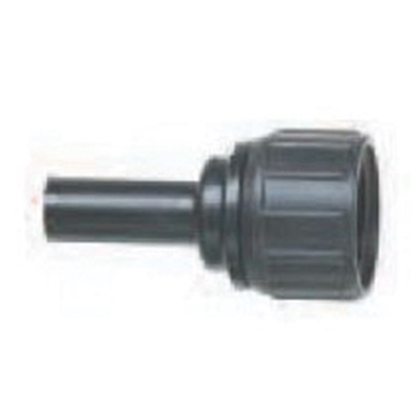 Raindrip R326CT Swivel Adapter, 3/4 x 1/4 in Connection, MPT x Compression, Black - 1