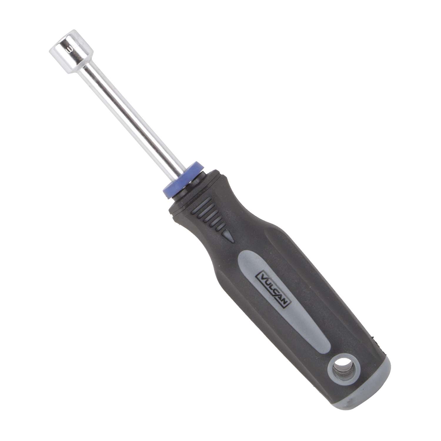 MC-SD42 Nut Driver, 10 mm Drive, 7 in OAL, Cushion Grip Handle, Gray/Black Handle, 3 in L Shank