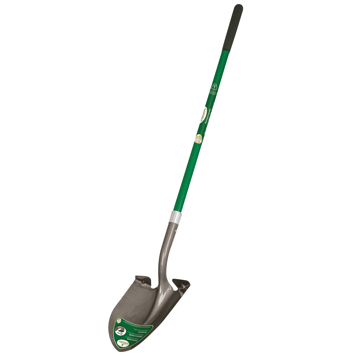 34597 Shovel, Fiberglass Handle, Ergonomic Handle, 47 in L Handle