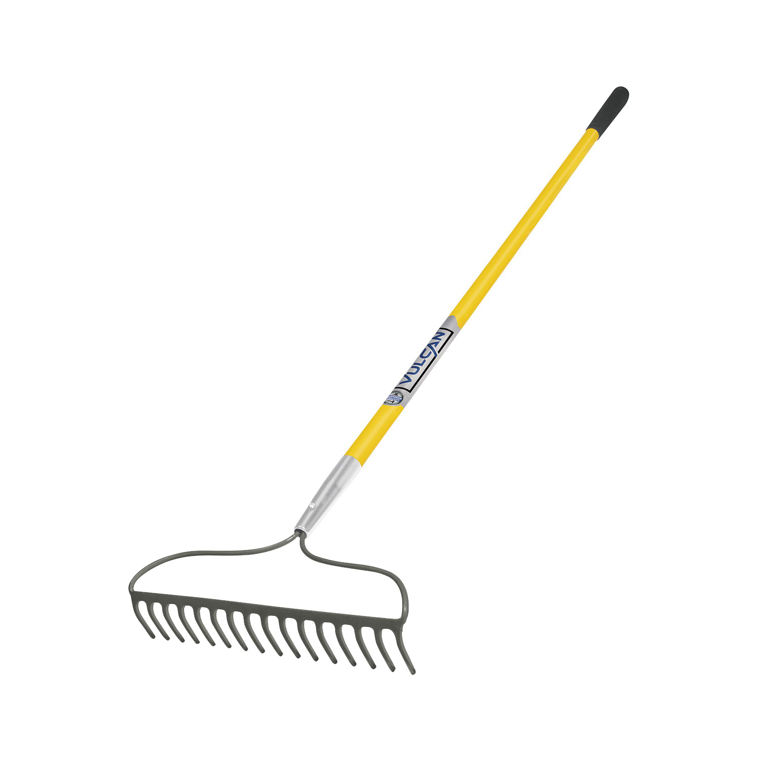 34548 R16-AMF Bow Rake, 17 in W Head, 16-Tine, Steel Tine, Steel Head, 60 in L Handle