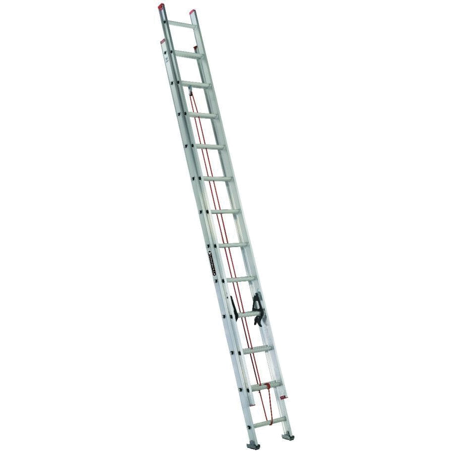 L-2324-24 24 ft. Extension Ladder, 286 in. Reach, 200 lb, Aluminum