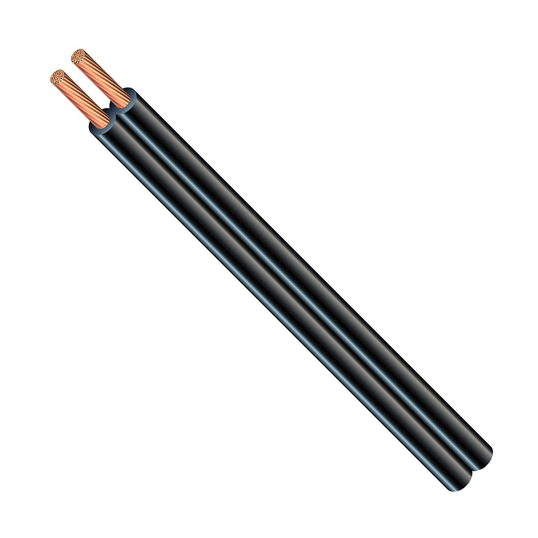 600006608 250 ft. Lamp Cord, 18/2, Black