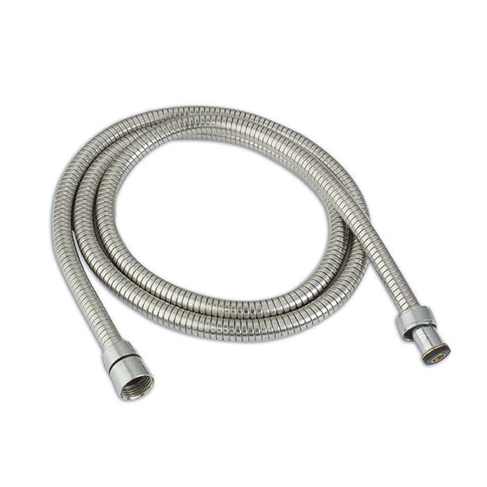 AF205C Shower Hose, 1/2 in Connection, Female, 59 in L Hose, Stainless Steel, Chrome-Plated