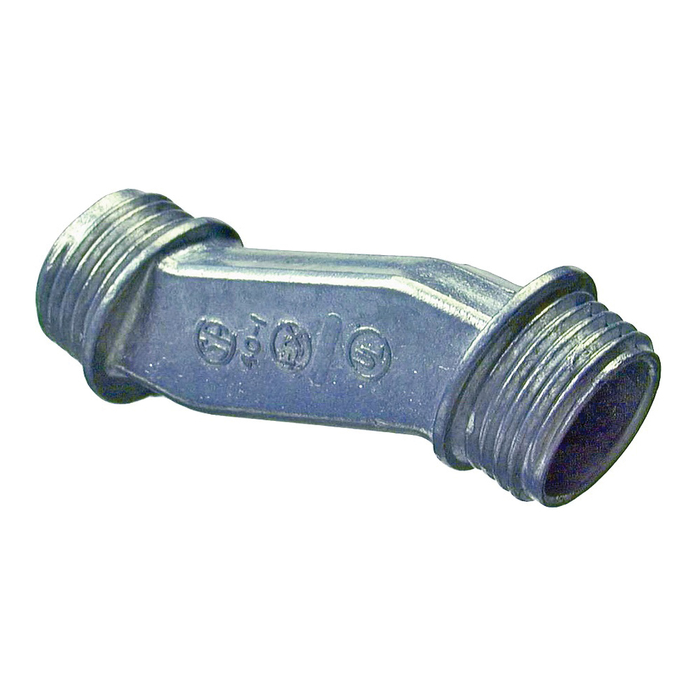 04007B Rigid Offset Nipple, 3/4 in, 1.15 in OD, Zinc, Gray
