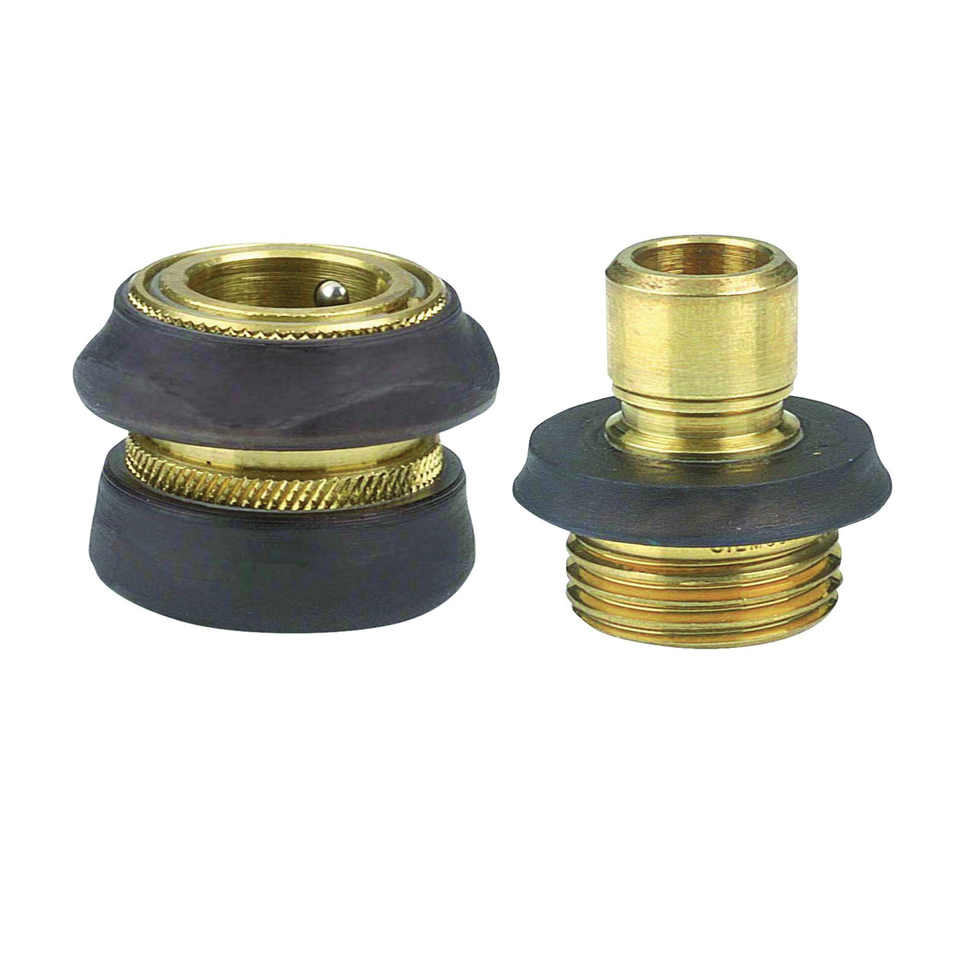 09QC Quick-Connector, Female x Male, Brass