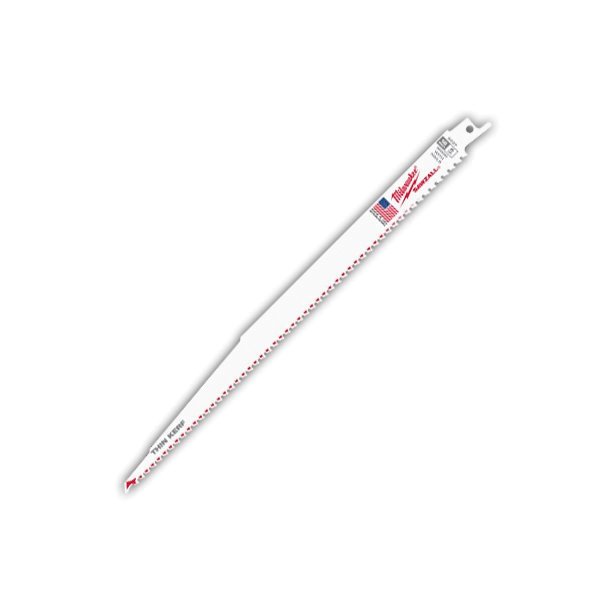 SAWZALL 48-01-7037 Reciprocating Saw Blade, 3/4 in W, 12 in L, 5 TPI, Bi-Metal Cutting Edge