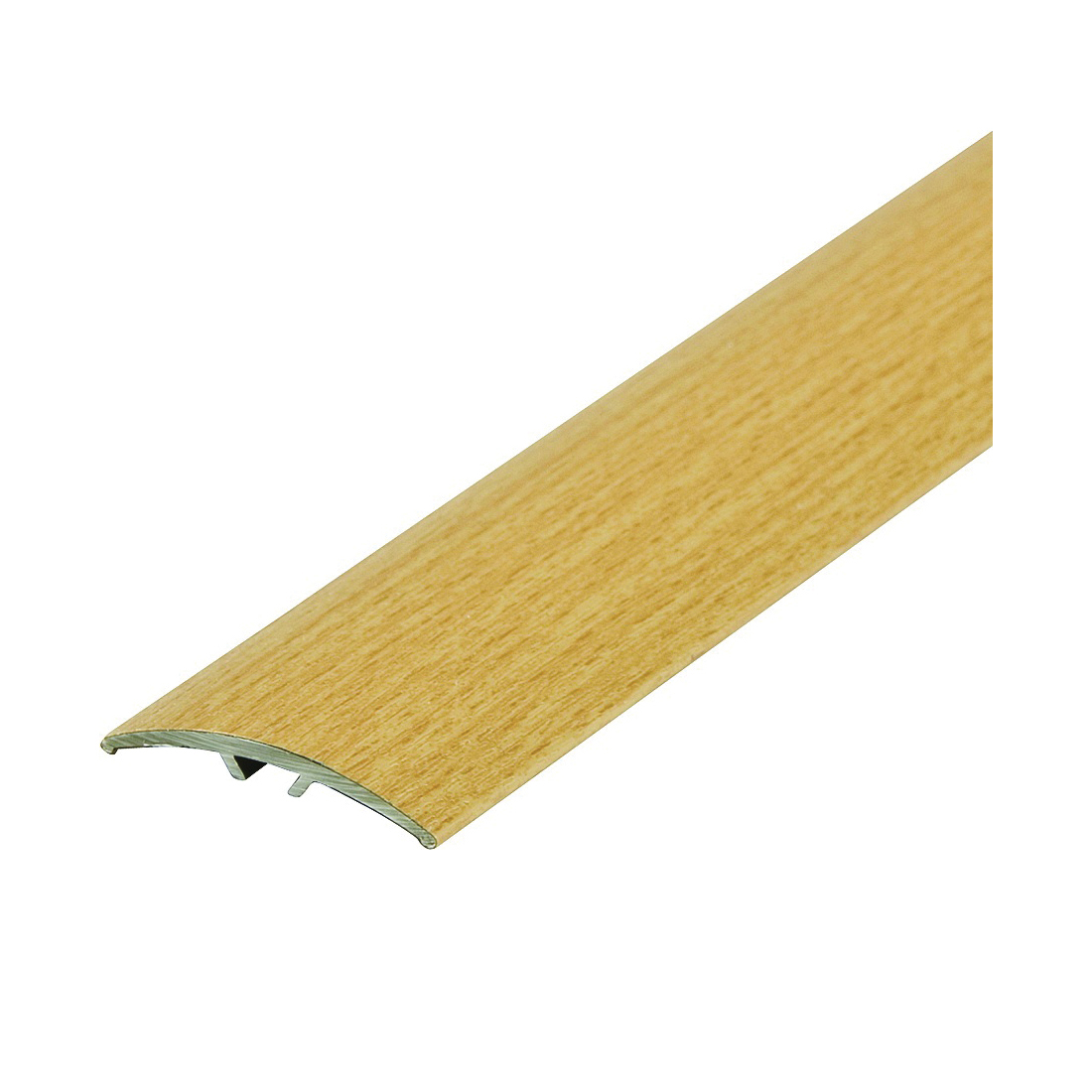 46240 Multi-Floor Transition, 36 in L, 1-1/2 in W, Aluminum, Beech
