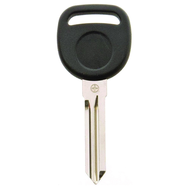 18GM504 Key Blank, Brass/Plastic, Nickel, For: GM Vehicle Locks