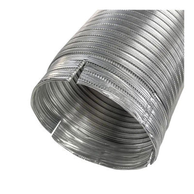 110131 Flexible Dryer Transition Duct Soft-Cuff, 8 ft L, Aluminum