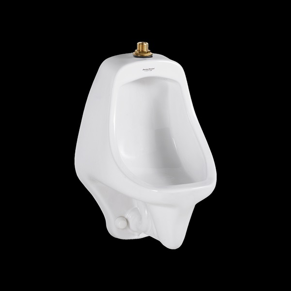 American Standard Allbrook Series 6550.001.020 Urinal, 0.5 to 1 gpf, Vitreous China, White, Wall Mounting