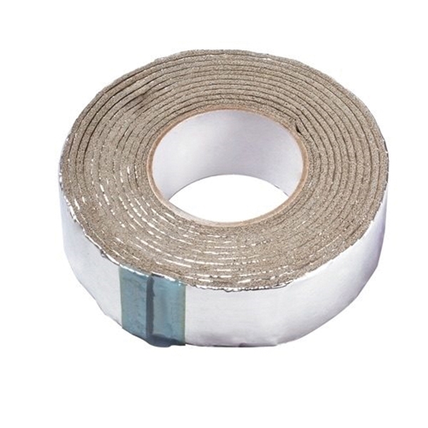 Frost King FV15H Pipe Wrap Kit, 15 ft L, 2 in W, 1/8 in Thick, 2 R-Value, Silver - 1