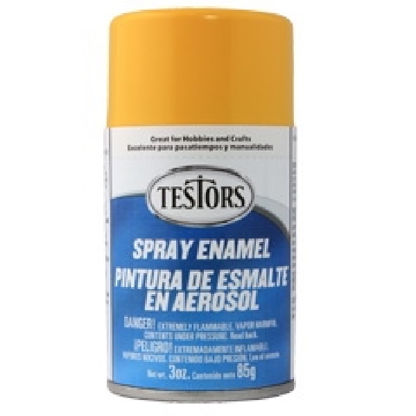 1214T Craft Spray Paint, Gloss, Yellow, 3 oz