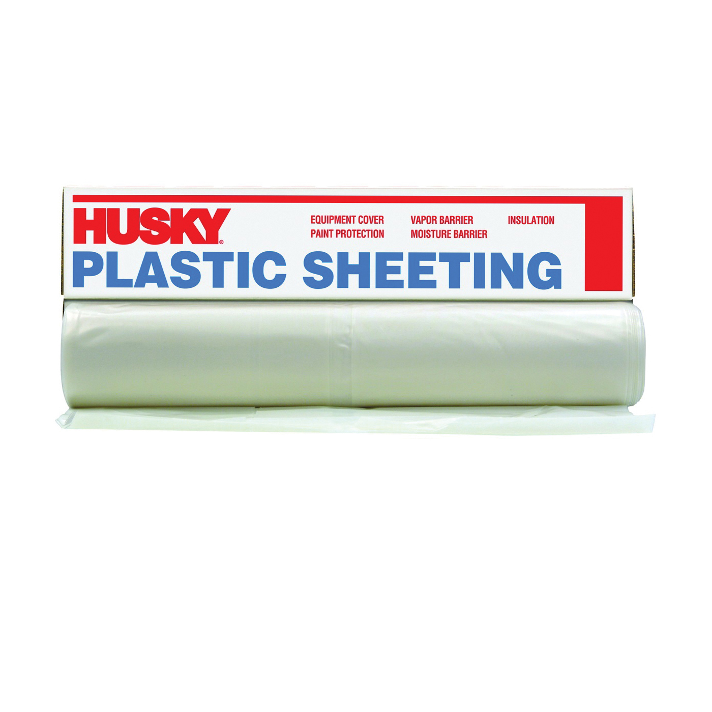 CF0620-50C Painter's Sheeting, 50 ft L, 20 ft W, 6 mil Thick, Clear