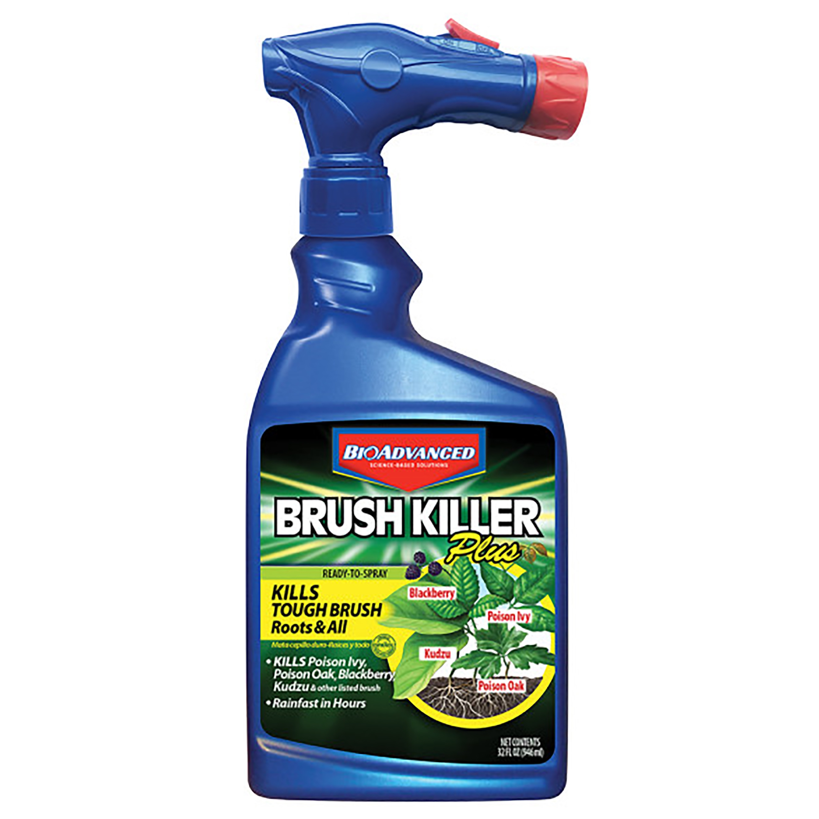 704645A Brush Killer, Liquid, Clear, 32 oz Bottle