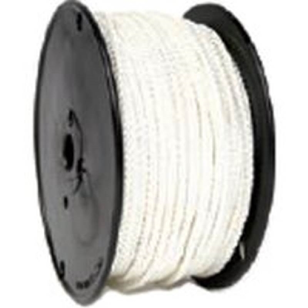 Koch 5570046 Braided Starter Cord, #4 Dia, 200 ft L, Nylon, White - 1