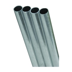 K & S 87115 Tube, 0.19 in ID x 0.25 in OD Dia, 12 in L, Stainless Steel, Polished Natural, AISI 304/304L Grade - 1