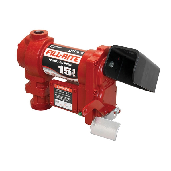 FR1204G/FR1204 Fuel Transfer Pump, Motor: 1/4 hp, 12 VDC, 20 A, 30 min Duty Cycle, 3/4 in Outlet, 15 gpm