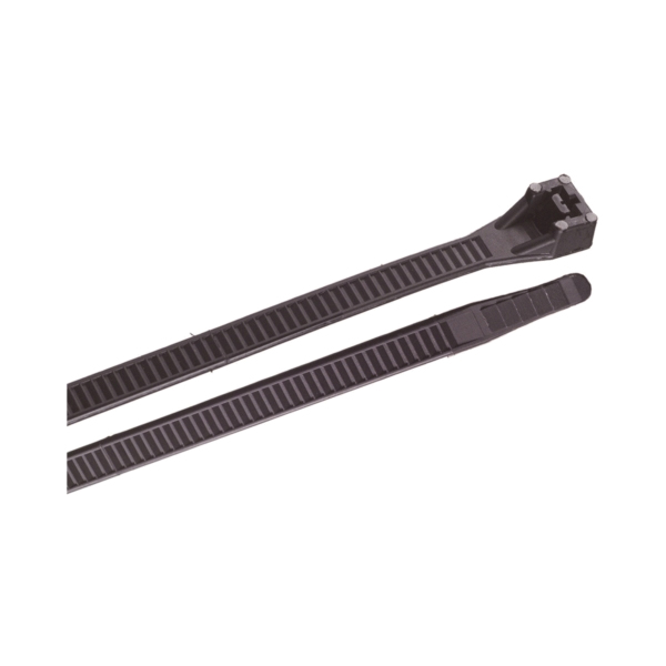 GB 45-518UVBN 18 in. Cable Tie, 6/6 Nylon, Black, 10 pk