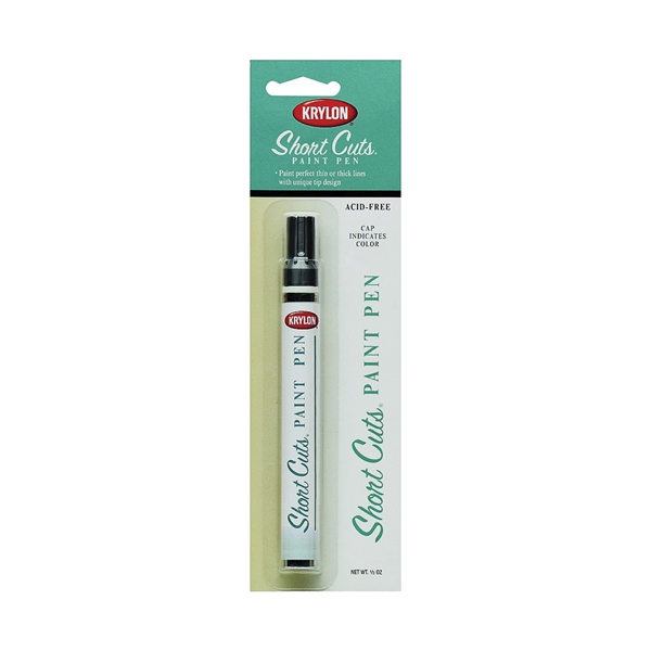 Krylon Short Cuts KSCP901 Paint Pen, Gold Leaf Lead/Tip, Chisel Lead/Tip - 2