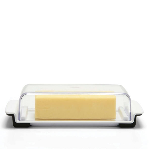 Oxo 11122500 Butter Dish, Plastic, Clear, Gloss, 7.7 in L, 2 in W - 2