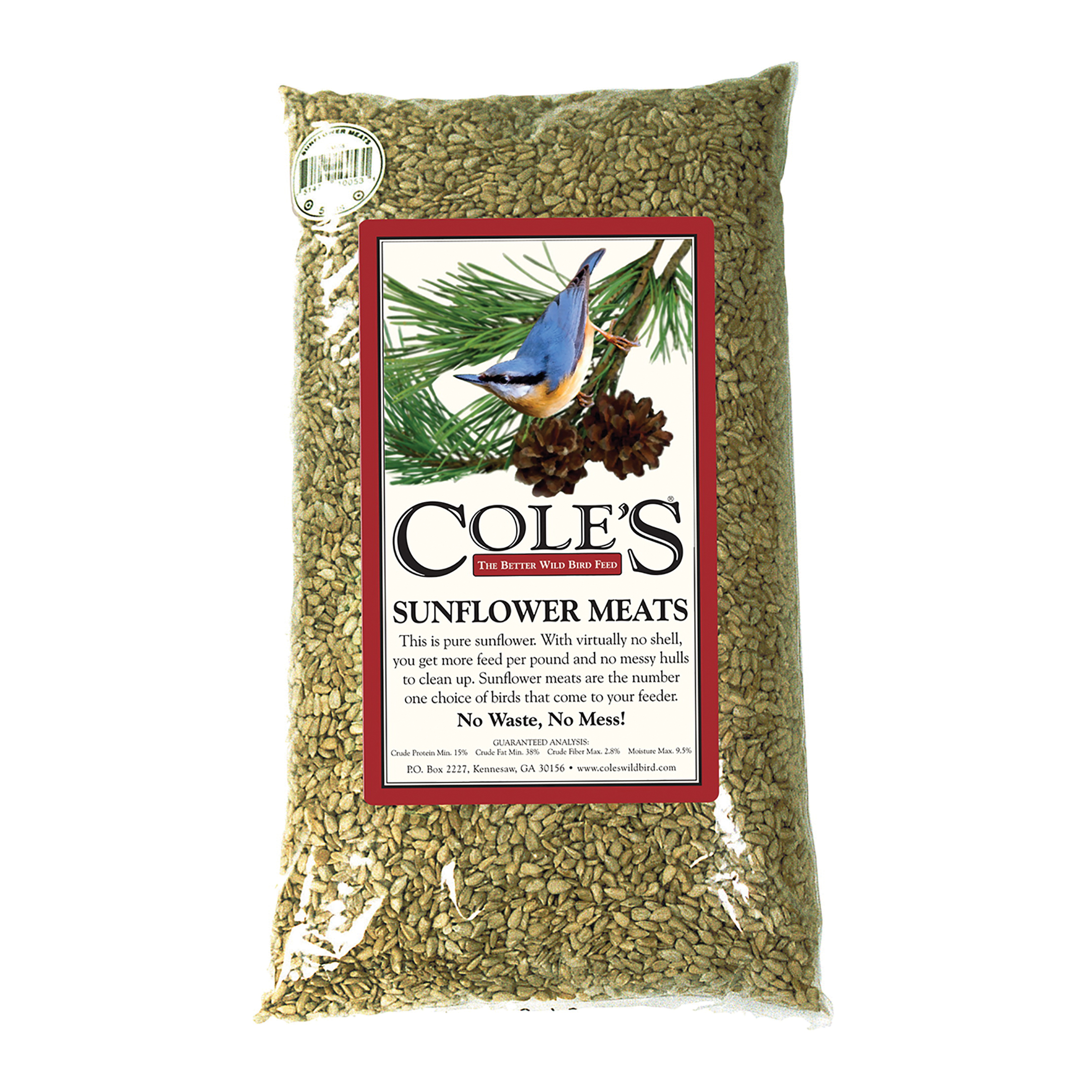 Cole's SM05 Straight Bird Seed, 5 lb Bag - 1