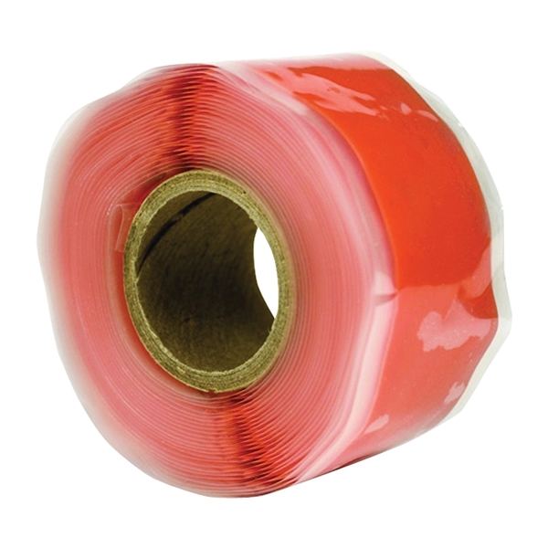 RT1000201208USC08 Self-Fusing Pipe Repair Tape, 12 ft L, 1 in W, Orange