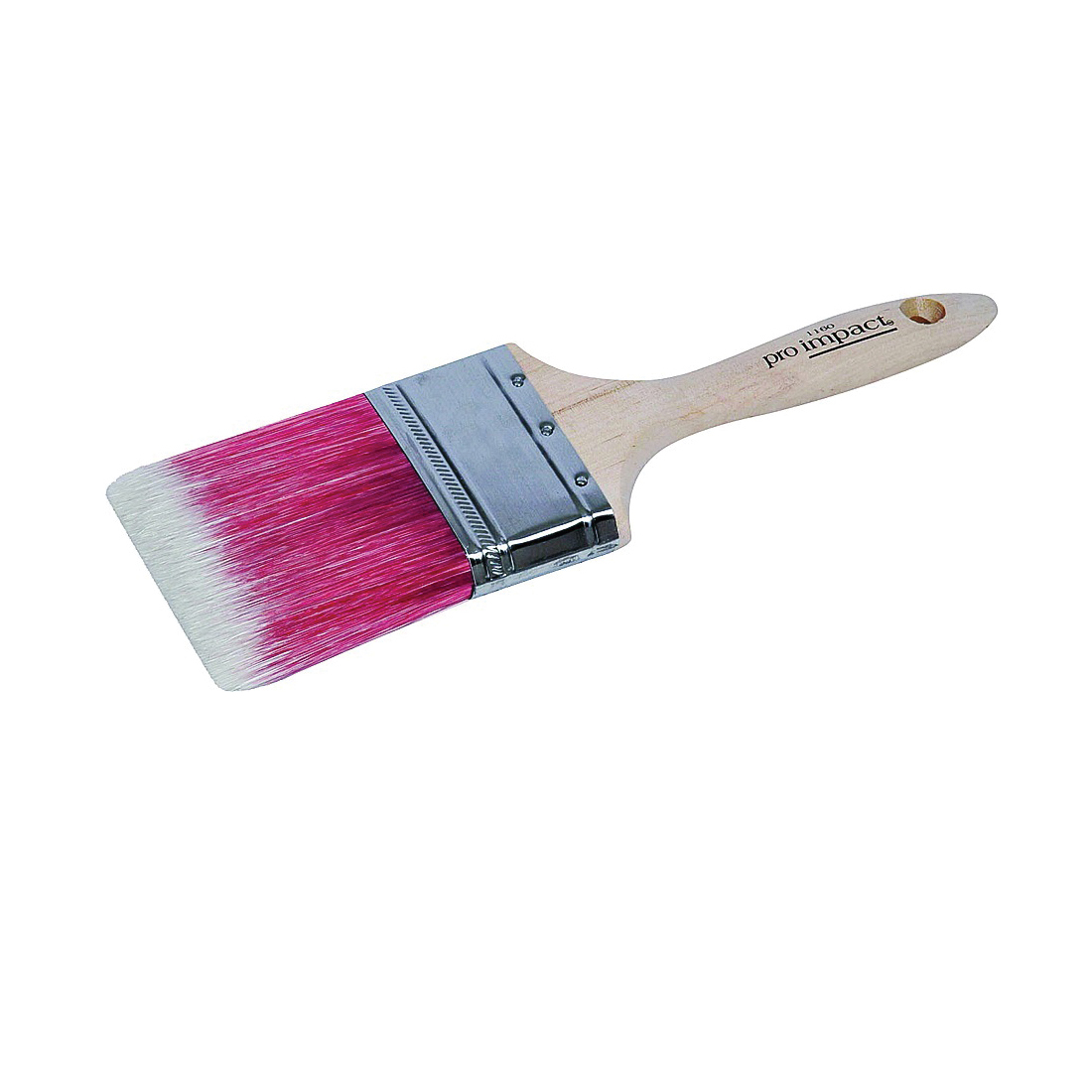 WC 1160-1.5 Paint Brush, 1-1/2 in W, 2-1/4 in L Bristle, Polyester Bristle, Beaver Tail Handle