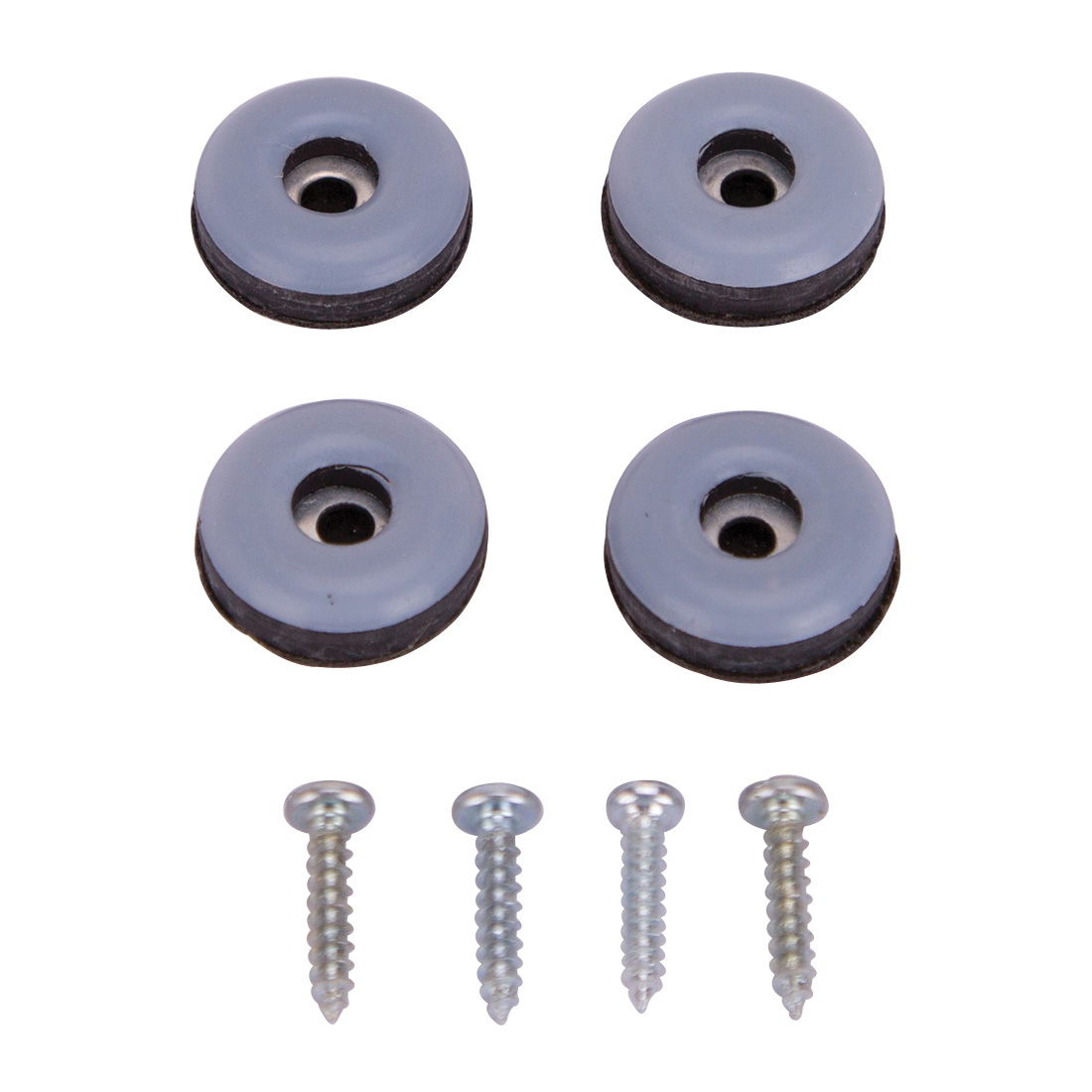 FE-S201-PS Furniture Glide, Plastic, Blue, Blue, 1 x 1 x 11/32 in Dimensions