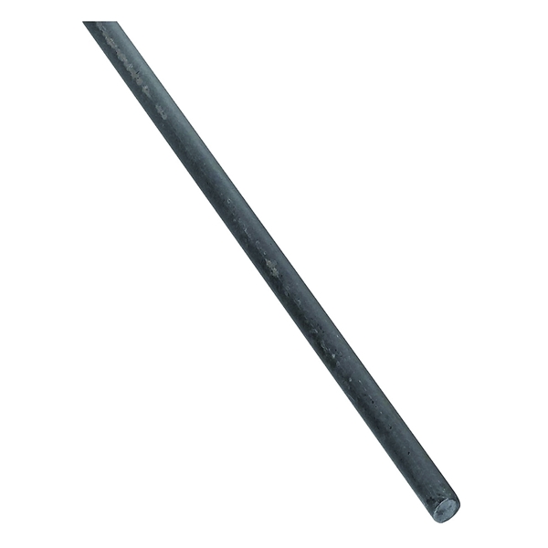 4055BC Series N215-343 Rod, 3/8 in Dia, 72 in L, Steel, Plain