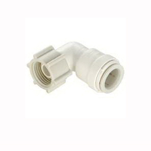 3520-1013/P-639 Swivel Pipe Elbow, 1/2 x 3/4 in, 90 deg Angle, Plastic, Off-White, 100 psi Pressure