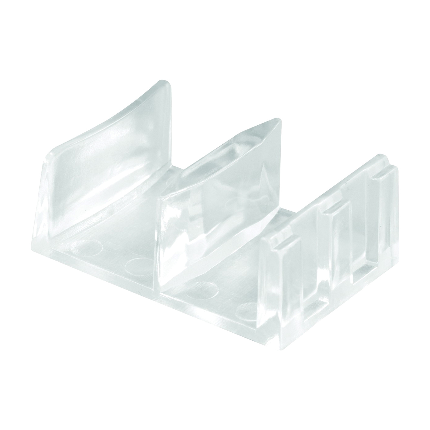 M 6058 Series Door Guide, 5/8 in L x 1 in W Dimensions, Plastic, Clear