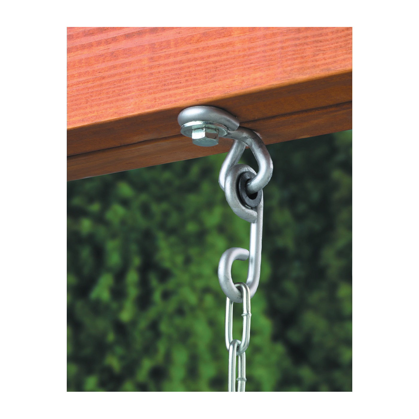 PS 7676 Swing Hanger, Heavy-Duty, Metal, Silver, For: Wood Swing Beams