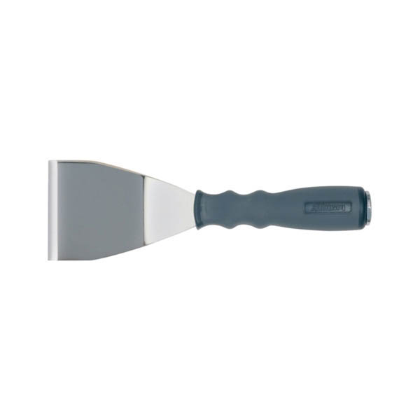 BS3 Paint Scraper, 3 in W Blade, Bent Blade, Steel Blade, Nylon Handle, Soft Grip Handle