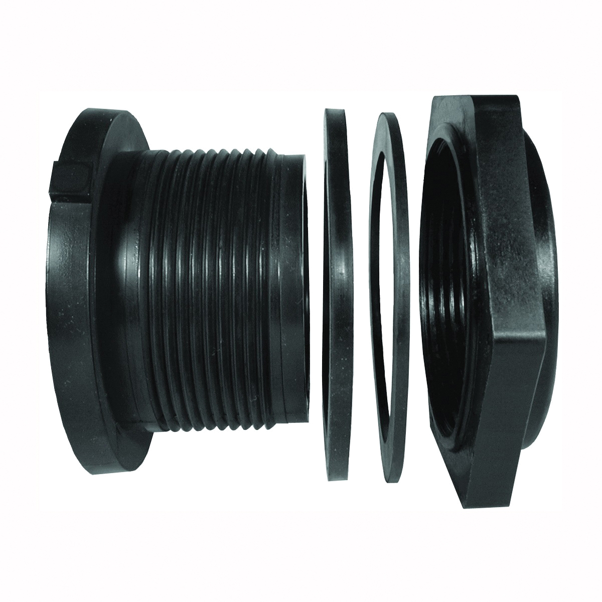 TF 150 P-E Tank Fitting, 1-1/2 in, FPT, Polypropylene