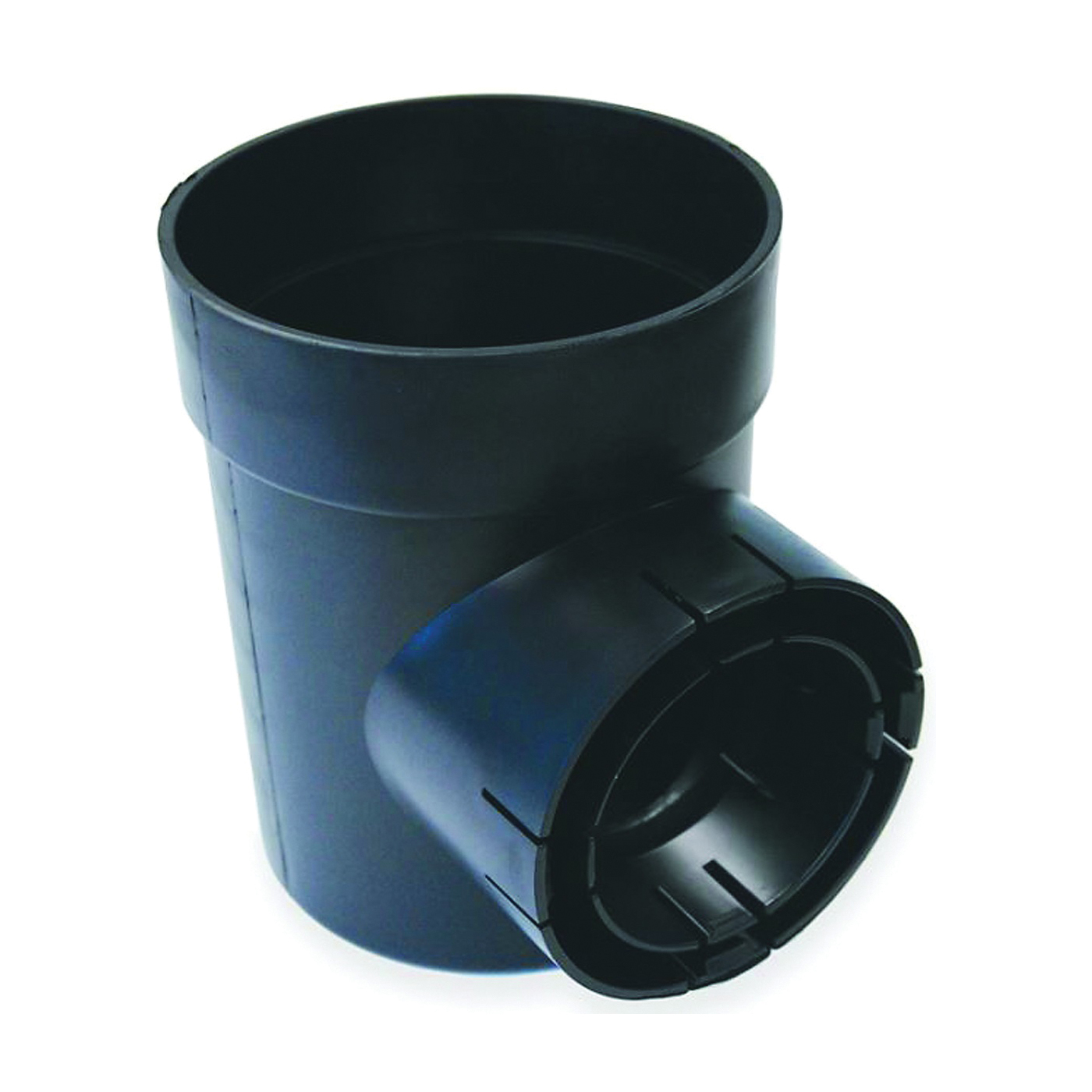 201 2-Outlet Round Catch Basin, Plastic