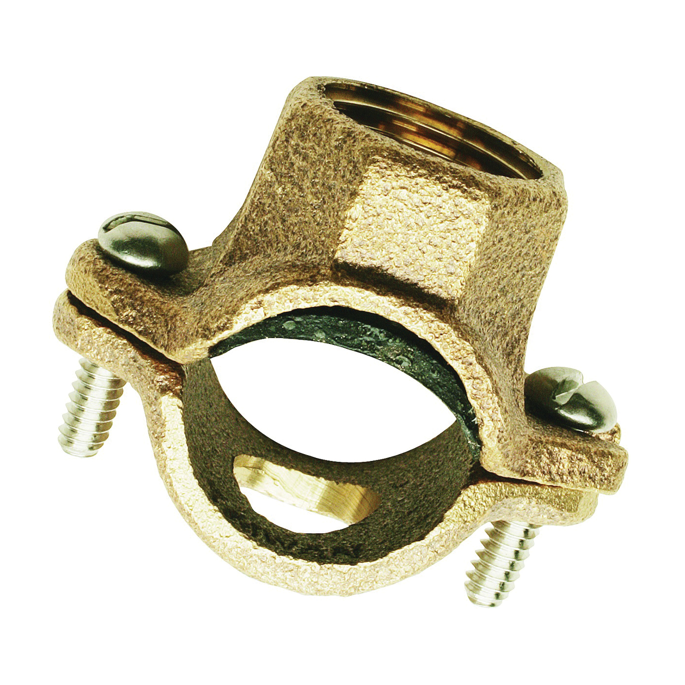 PP855-30LF Saddle Tee, Chrome-Plated