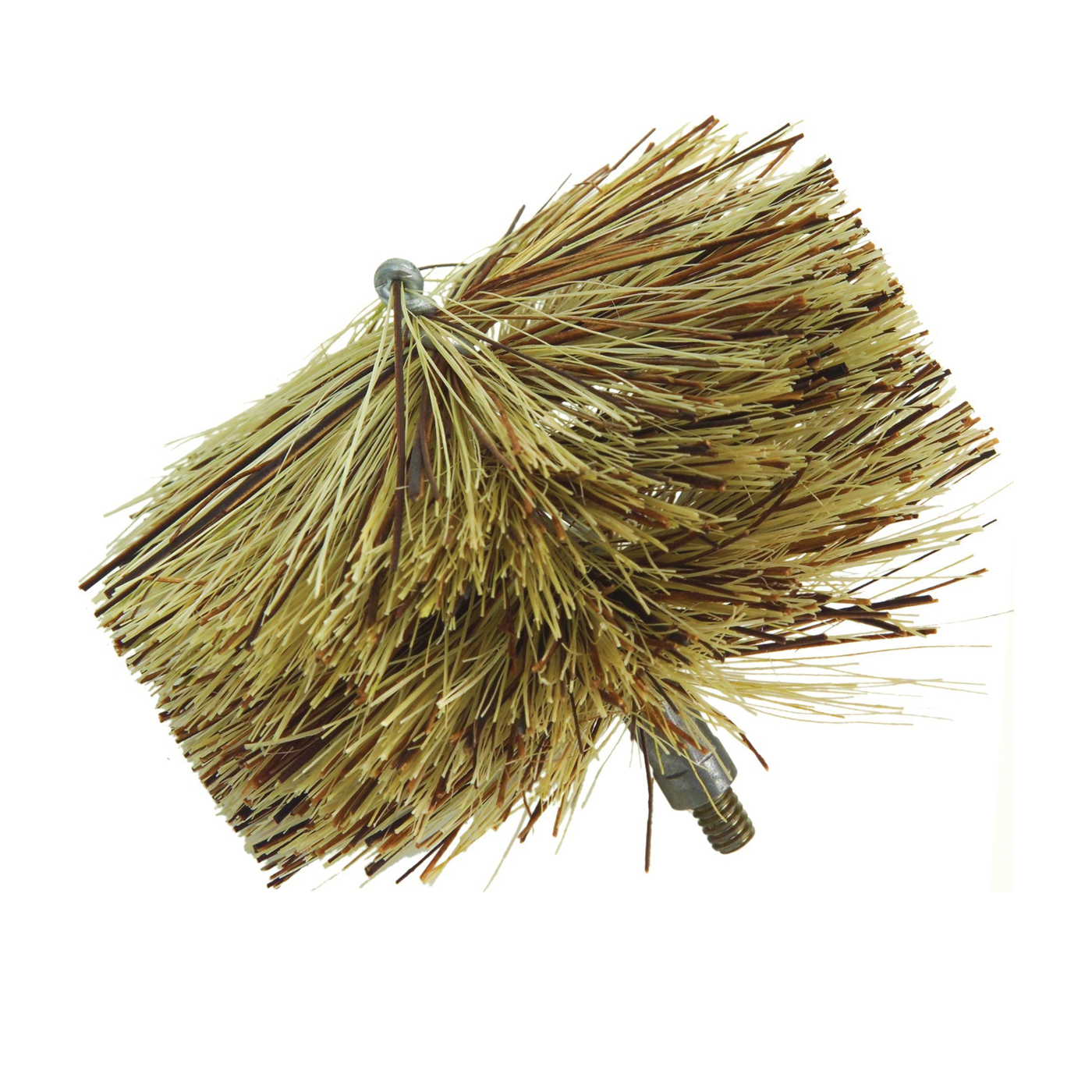 BR0217-A Pellet Stove Brush, 3 in Dia Brush, Tampico Trim