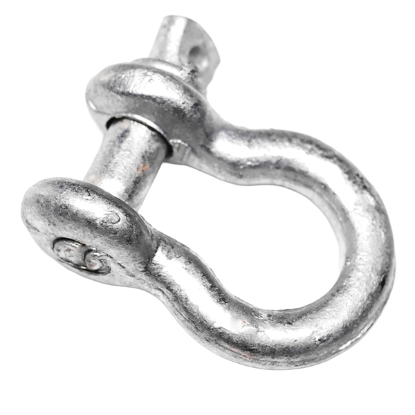 193LR-5/16 Anchor Shackle, 5/16 in Trade, 0.75 ton Working Load, Steel, Hot-Dipped Galvanized