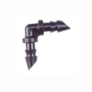 R314CT Tubing Elbow Barb, Barb, Black